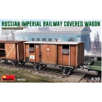 Miniart 1/35 Russian Imperial Railway Covered Wagon