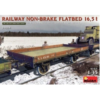 Miniart 1/35 Railway Non-brake Flatbed 16.5t Plastic Model Kit