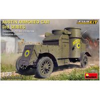 Miniart 1/35 Austin Armored Car 3rd Series: Ukrainian, Polish, Georgian, Romanian Service. Interior Kit Plastic Model Kit