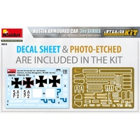 Miniart 1/35 Austin Armoured Car 3rd Series: German, Austro-Hungarian, Finnish Service. Interior Kit