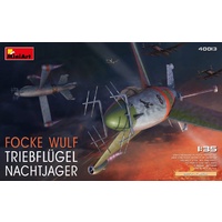 Miniart 1/35 Focke Wulf Triebflugel Nachtjager 40013 Plastic Model Kit