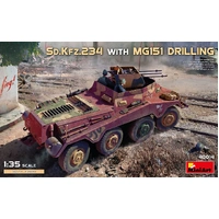 Miniart 1/35 Sd.Kfz.234 with MG151 Drilling Plastic Model Kit