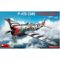 Miniart 1/48 P-47-D25RE Thunderbolt Advanced Kit Plastic Model Kit