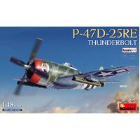 Miniart 1/48 P-47-D25RE Thunderbolt Basic Kit Plastic Model Kit