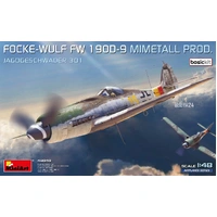 MiniArt 1/48 Focke-Wulf Fw 190D-9. Mimetall Prod. Basic Kit. Jagdgeschwader 301 Plastic Model Kit