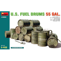 MiniArt 1/48 U.S. Fuel Drums 55 Gal. Plastic Model Kit