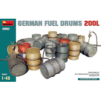 MiniArt 1/48 German Fuel Drums 200L Plastic Model Kit