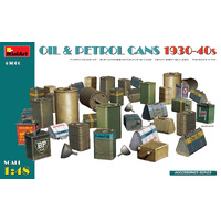 MiniArt 1/48 Oil & Petrol Cans 1930-40s Plastic Model Kit
