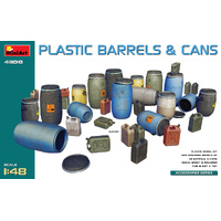 MiniArt 1/48 Plastic Barrels & Cans Plastic Model Kit