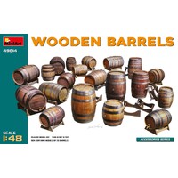 Miniart 1/48 Wooden Barrels Plastic Model Kit
