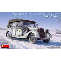 MiniArt 1/35 Kfz.1 German Troop Carrier Type 170VK w/Canvas Plastic Model Kit