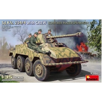 MiniArt 1/35 Sd.Kfz. 234/4 Schwerer Panzersp?hwagen 7.5 cm. w/Crew Plastic Model Kit