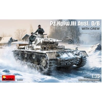 MiniArt 1/35 Pz.Kpfw.III Ausf. D/B with Crew Plastic Model Kit