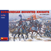 Miniart 1/72 Burgundian Mounted Knights. XV c. 72006 Plastic Model Kit