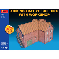 Miniart 1/72 Administrative Building with Workshop 72021 Plastic Model Kit