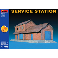 Miniart 1/72 Service Station 72028 Plastic Model Kit