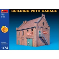 Miniart 1/72 Building with Garage 72031 Plastic Model Kit