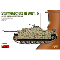Miniart 1/72 StuG III Ausf. G  April 1943 Prod. Plastic Model Kit