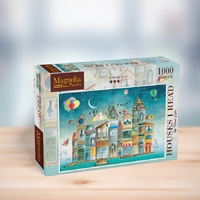 Magnolia 1000pc Houses I Read - Nihal Çifter Jigsaw Puzzle