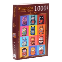 Magnolia 1000pc Catryoshka - Ercüment Aksoy Jigsaw Puzzle