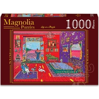 Magnolia 1092 The Red Bedroom Murat Mizrahi 1000pc Jigsaw Puzzle