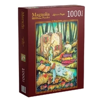 Magnolia So Many Chapters Kat Fedora 1000pc Jigsaw Puzzle