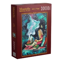 Magnolia The Poet Kat Fedora 1000pc Jigsaw Puzzle