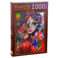 Magnolia 1000pc Chaotic Beauty - Romi Lerda Jigsaw Puzzle