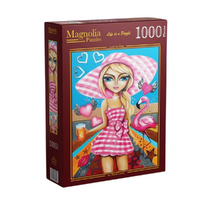 Magnolia Lady in Pink 1000pcs Jigsaw Puzzle