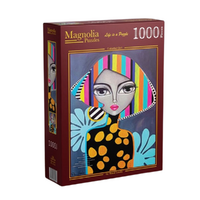Magnolia Colorful Girl 1000pcs Jigsaw Puzzle