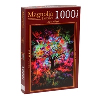 Magnolia 1000pc Colorful Tree Jigsaw Puzzle