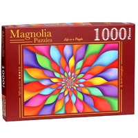 Magnolia 1000pc Rainbow Petals Jigsaw Puzzle