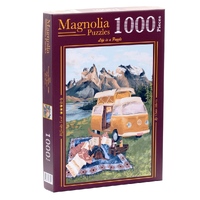 Magnolia 1000pc Torres del Paine - Chile - Claire Morris Jigsaw Puzzle