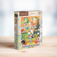 Magnolia 1000pc Orange Kitchen - Olivia Gibbs Jigsaw Puzzle