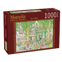 Magnolia Cafe De France Le Chat Colette 1000pc Jigsaw Puzzle