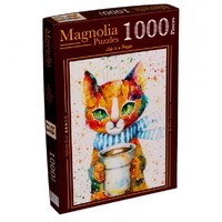 Magnolia 1000pc Colorful Cat Jigsaw Puzzle