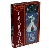 Magnolia 1000pc Cats - Panoramic Jigsaw Puzzle