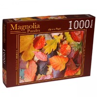 Magnolia 1000pc Colorful Leaves Jigsaw Puzzle