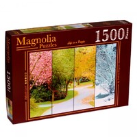 Magnolia 1500pc Four Seasons Tree Jigsaw Puzzle