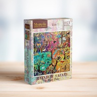Magnolia 1023pc Rainbow Safari  - Magali Modoux Jigsaw Puzzle