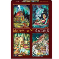 Magnolia 5006 Kat Fedora 4x260pc Jigsaw Puzzles