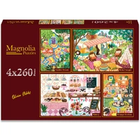 Magnolia 5009 Olivia Gibbs 4x260pc Jigsaw Puzzles