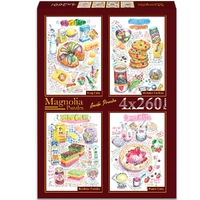 Magnolia 5014 Lucile Prache 4x260pc Jigsaw Puzzles