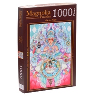 Magnolia 1000pc White Rabbit - Laverinne Jigsaw Puzzle