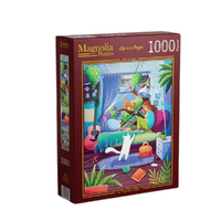 Magnolia Girl & Cats 1000pcs Jigsaw Puzzle