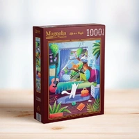 Magnolia Girl & Cats 1000pcs Jigsaw Puzzle