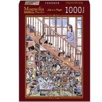 Magnolia 8205 Under the Stairs Seul Grim 1000pc Jigsaw Puzzle