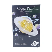 Mag-Nif 3D Golden Saturn Crystal Puzzle