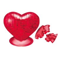 Mag-Nif 3D Red Heart Crystal Puzzle