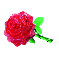 Mag-Nif 3D Red Rose Crystal Puzzle